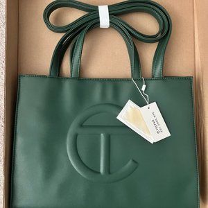 Telfar Medium Dark Olive Shopping Bag